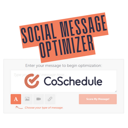SEO CoSchedule Social Message Optimizer for social media optimization
