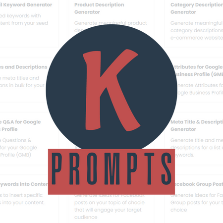 GPT Prompts Keywords Anywhere